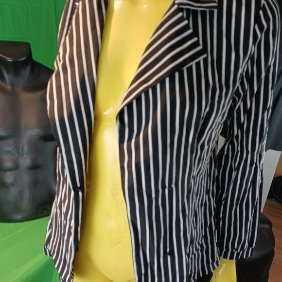 brand new Classy long sleeves balck and white stripes button downs shirt women - Picture 3 of 6